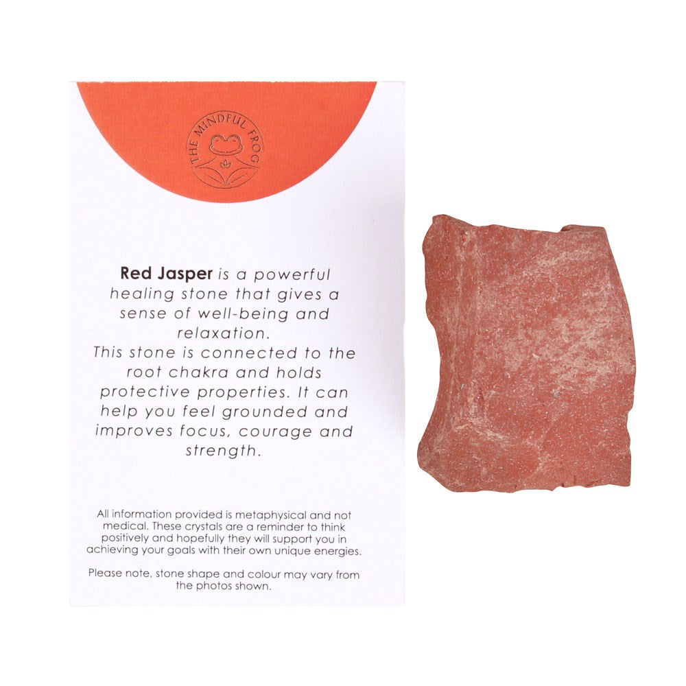 RED JASPER HEALING ROUGH CRYSTAL-Promotes Strength, Improve Focus & Ease Worries