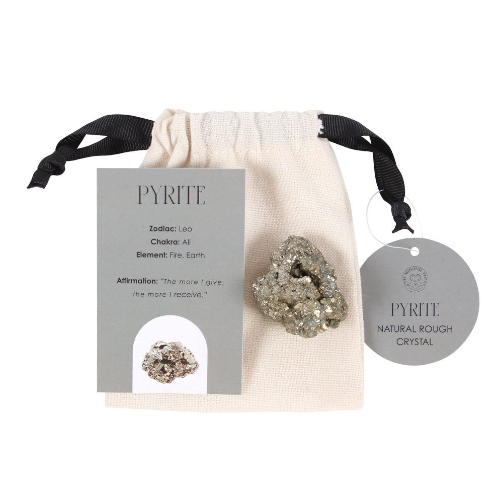 PYRITE HEALING ROUGH CRYSTAL-Promotes Spiritual  Wealth, Overcome Fear & Attract Positive Energy