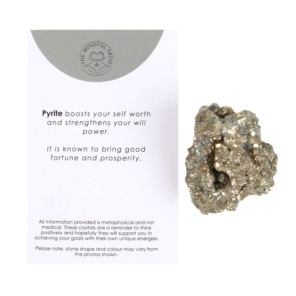 PYRITE HEALING ROUGH CRYSTAL-Promotes Spiritual  Wealth, Overcome Fear & Attract Positive Energy