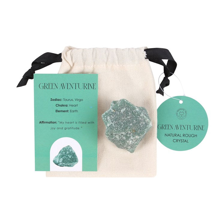 GREEN AVENTURINE HEALING ROUGH CRYSTAL- Aides Stress Relief, Overcome Nerves & Promote Confidence