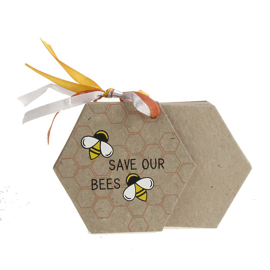 FAIR TRADE- ELEPHANT POO NOTEPAD- SAVE OUR BEES